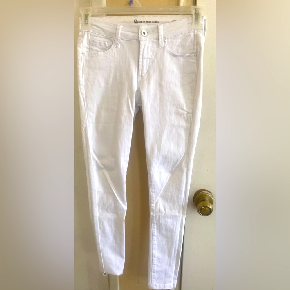 A2 Jeans White Ankle Skinny Jeans sz 3